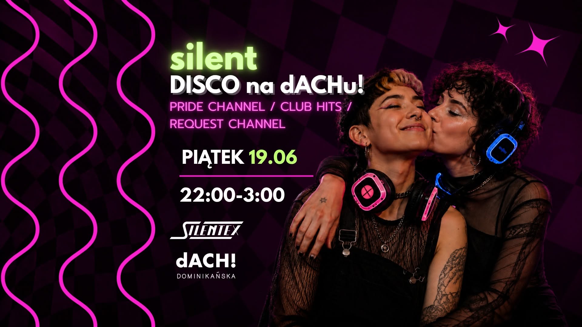 🌈PRIDE PARTY🌈 🪩SILENT DISCO na dACHu!🪩