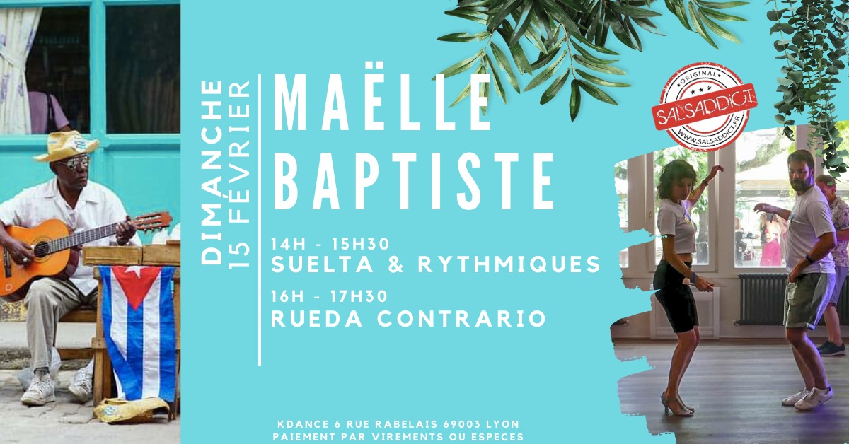 Stages salsa - Suelta Rythmique et Rueda contrario