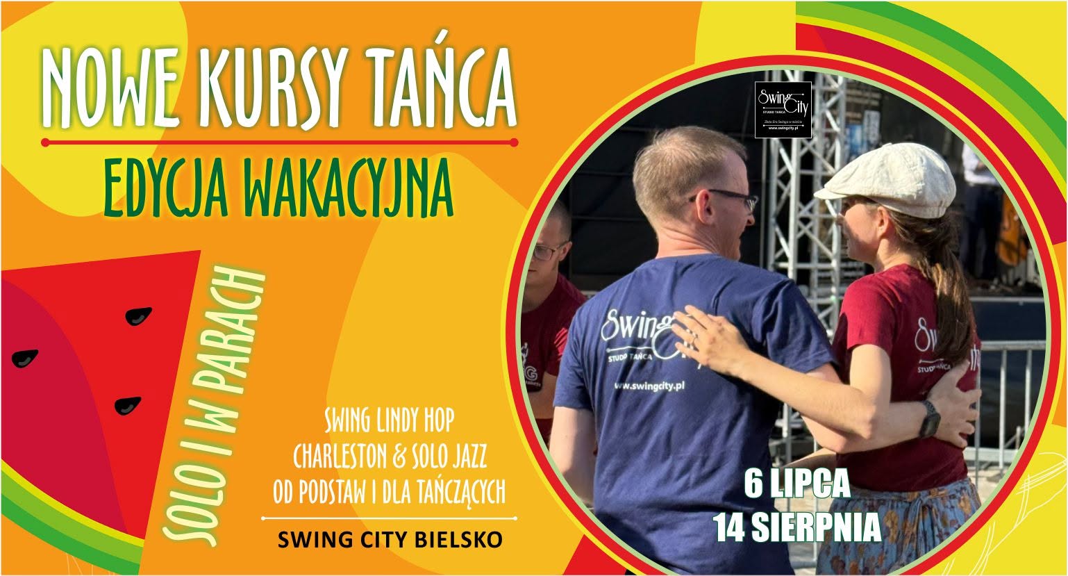 Wakacyjne Kursy Tańca w Bielsku-Białej Solo i W Parach
