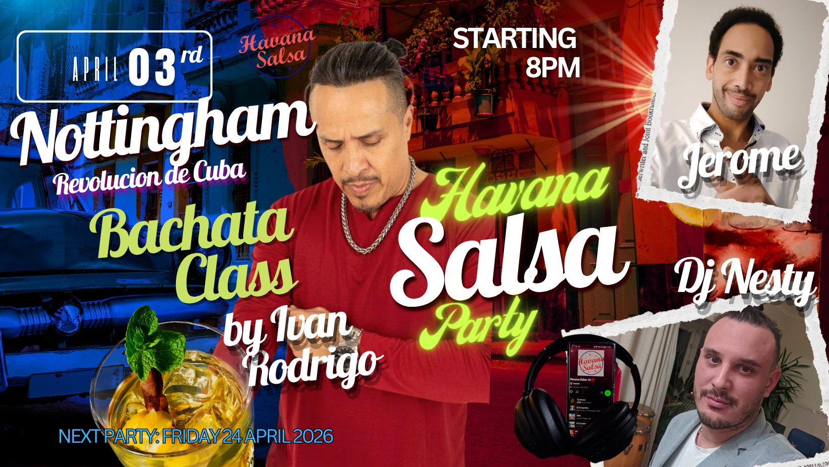 Fiesta Cubana Caliente - HS CUBAN SALSA AND BACHATA PARTY IN NOTTINGHAM