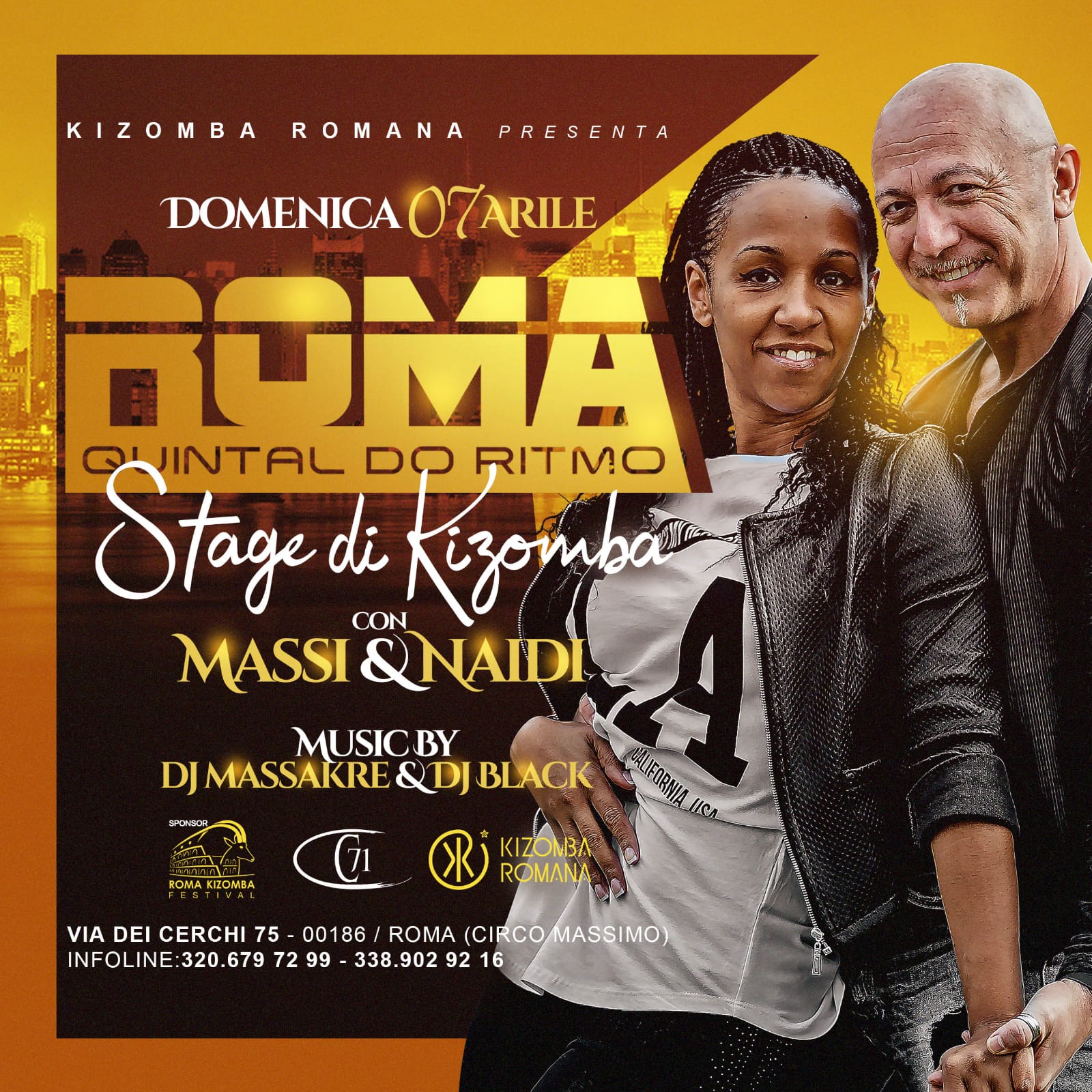RQR Roma Quintal do Ritmo Domenica 7 Aprile 2019