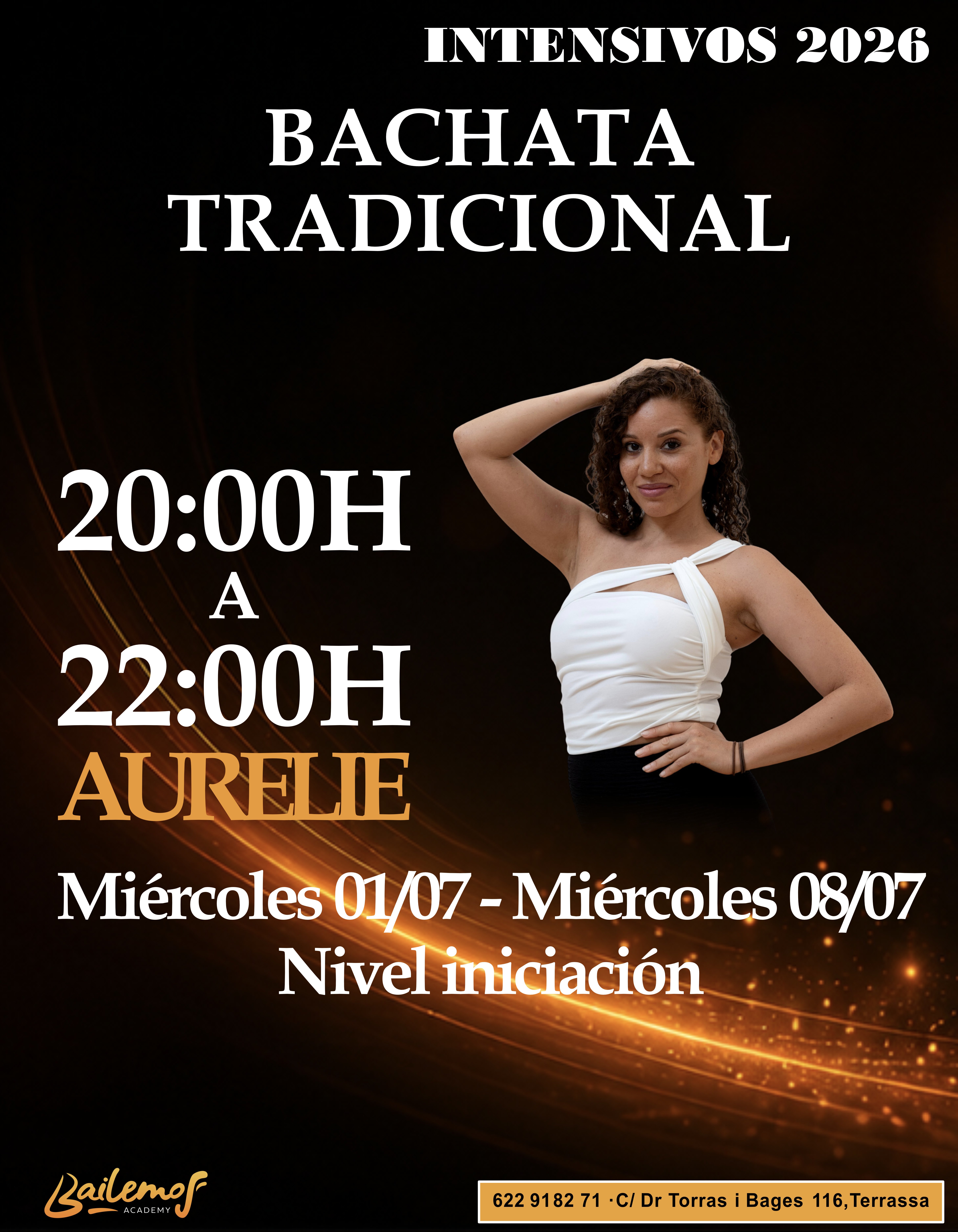 Bachata Tradicional - Aurelie (Intensivo verano) 2026