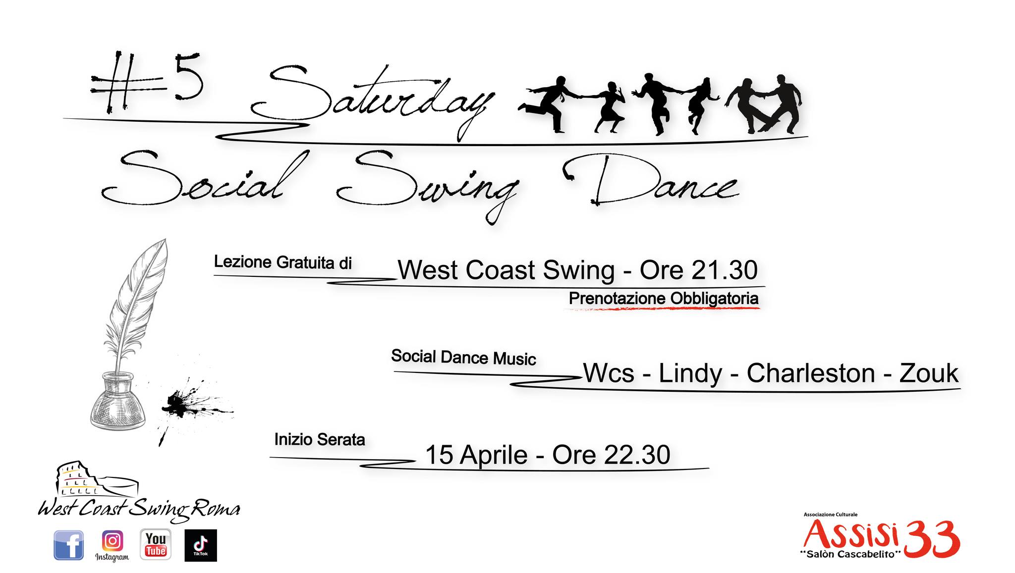 #5 Saturday Social Swing Dance
