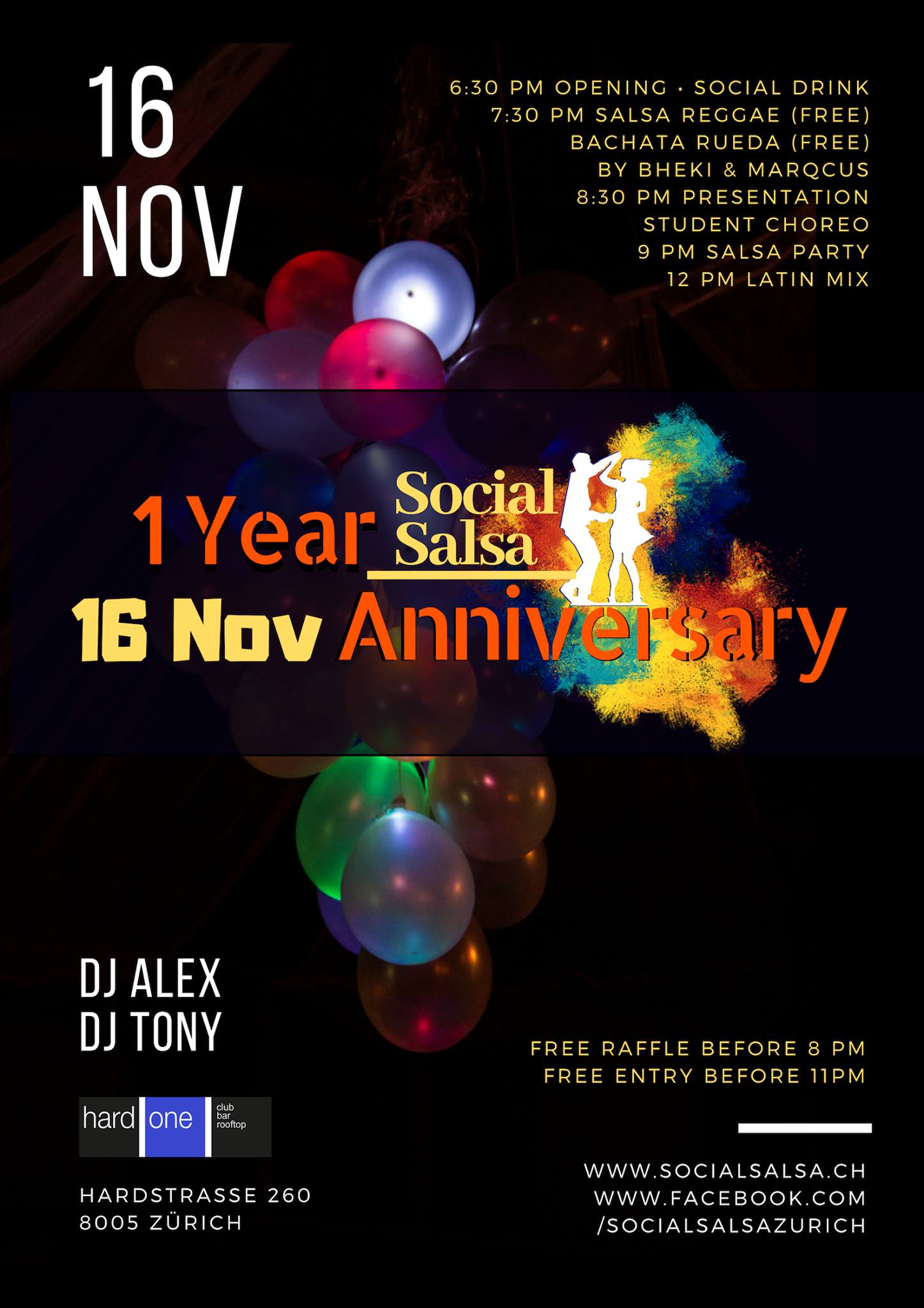 Social Salsa Anniversary Party