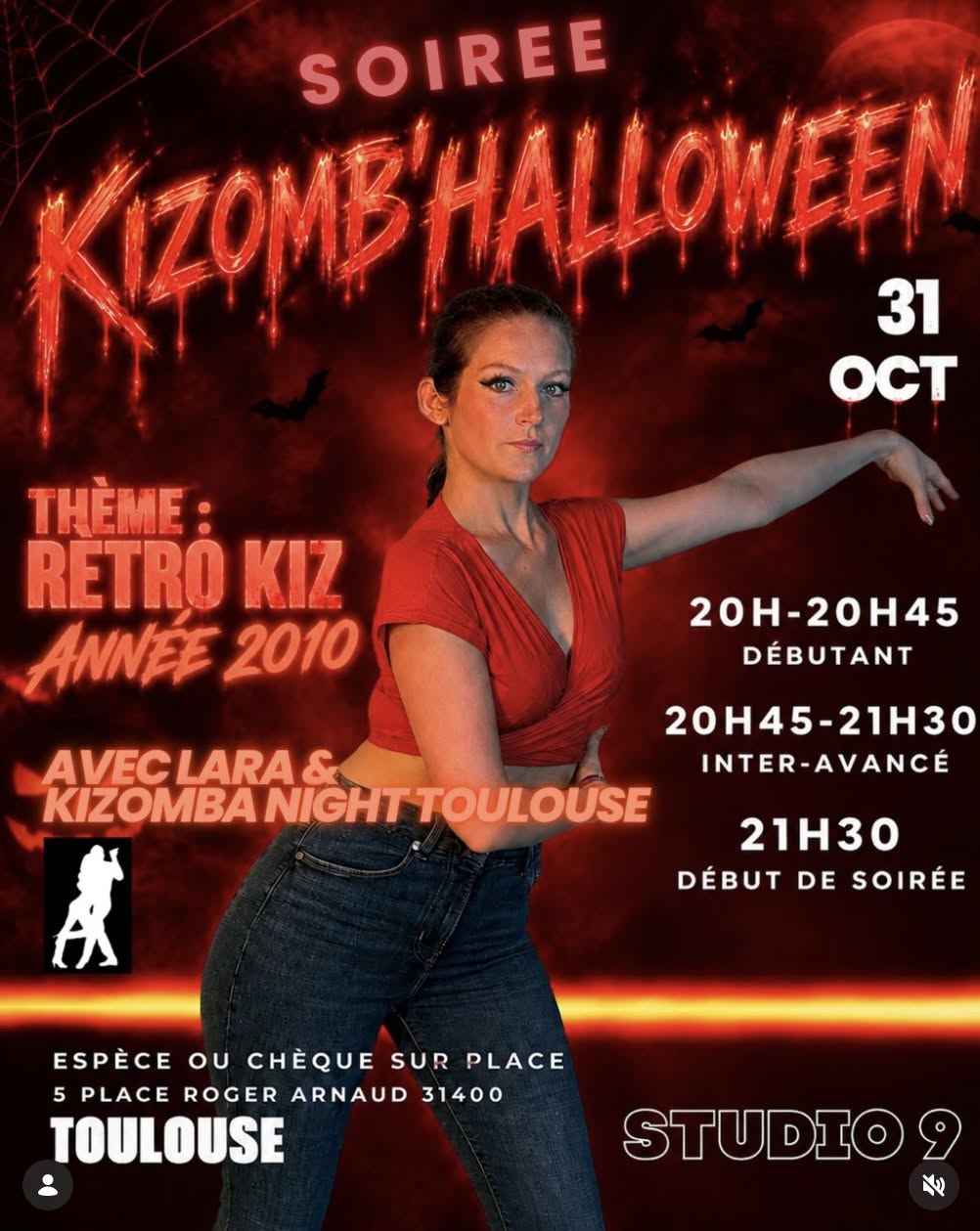 Soirée KIZOMBA avec Lara le 31 octobre