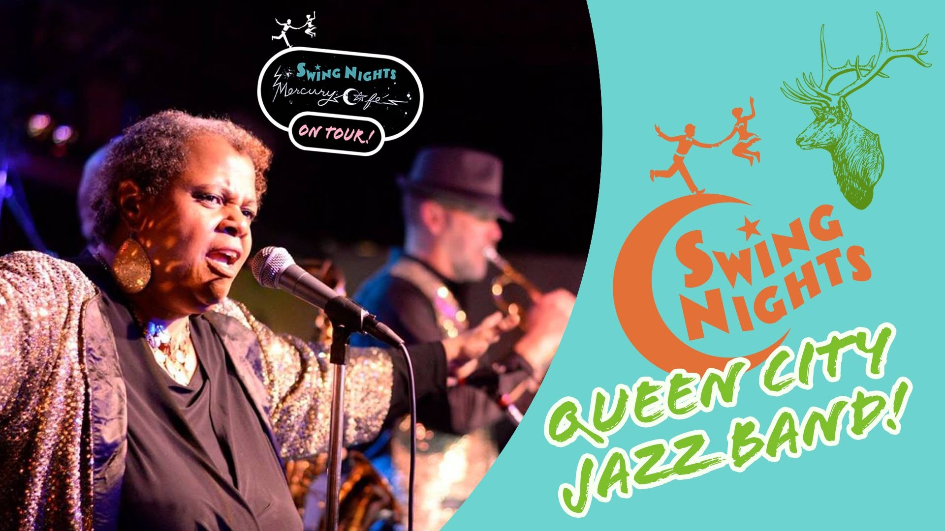 Swing Dance + Board Game Night with Queen City Jazz Band at Lakewood Elks! "Mercury Cafe On Tour!"