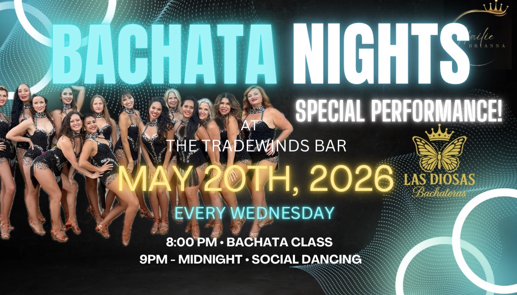 BACHATA NIGHT @ TRADEWINDS BAR!
