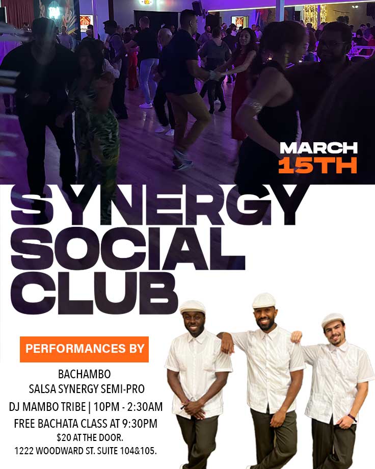 SYNERGY SOCIAL - SPECIAL GUEST BACHAMBO