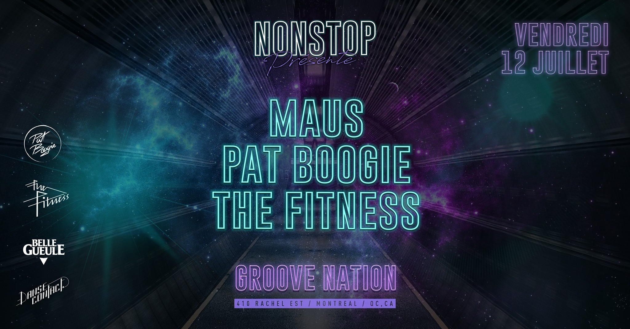 Maus, Pat Boogie, The Fitness ° Nonstop ° Groove Nation