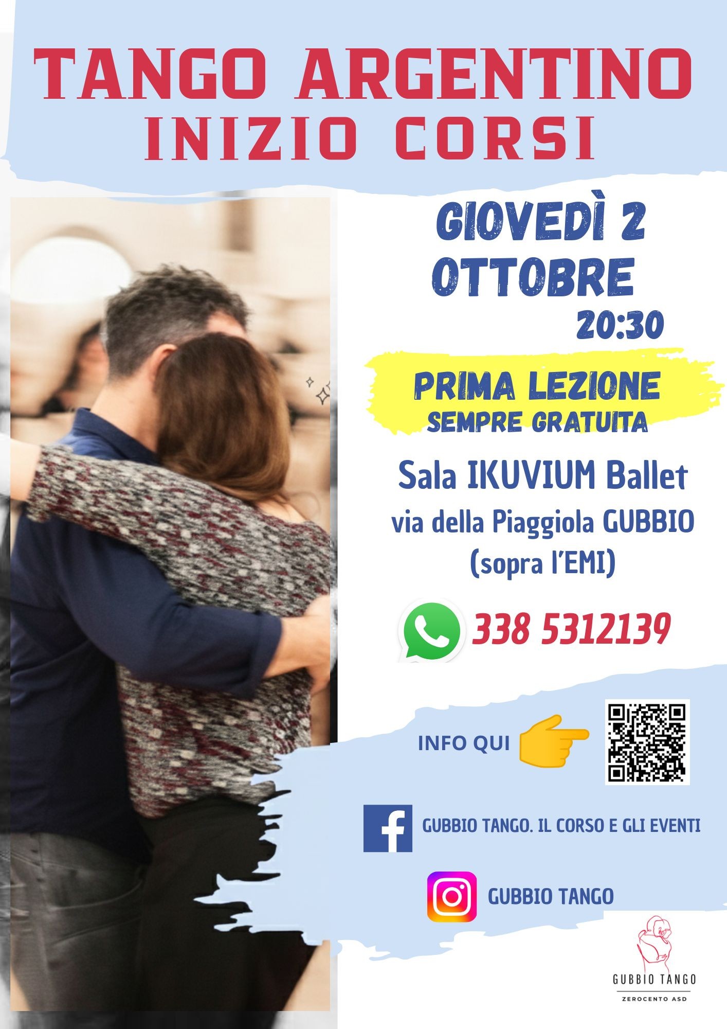 Gubbio Tango inizio corso principianti.