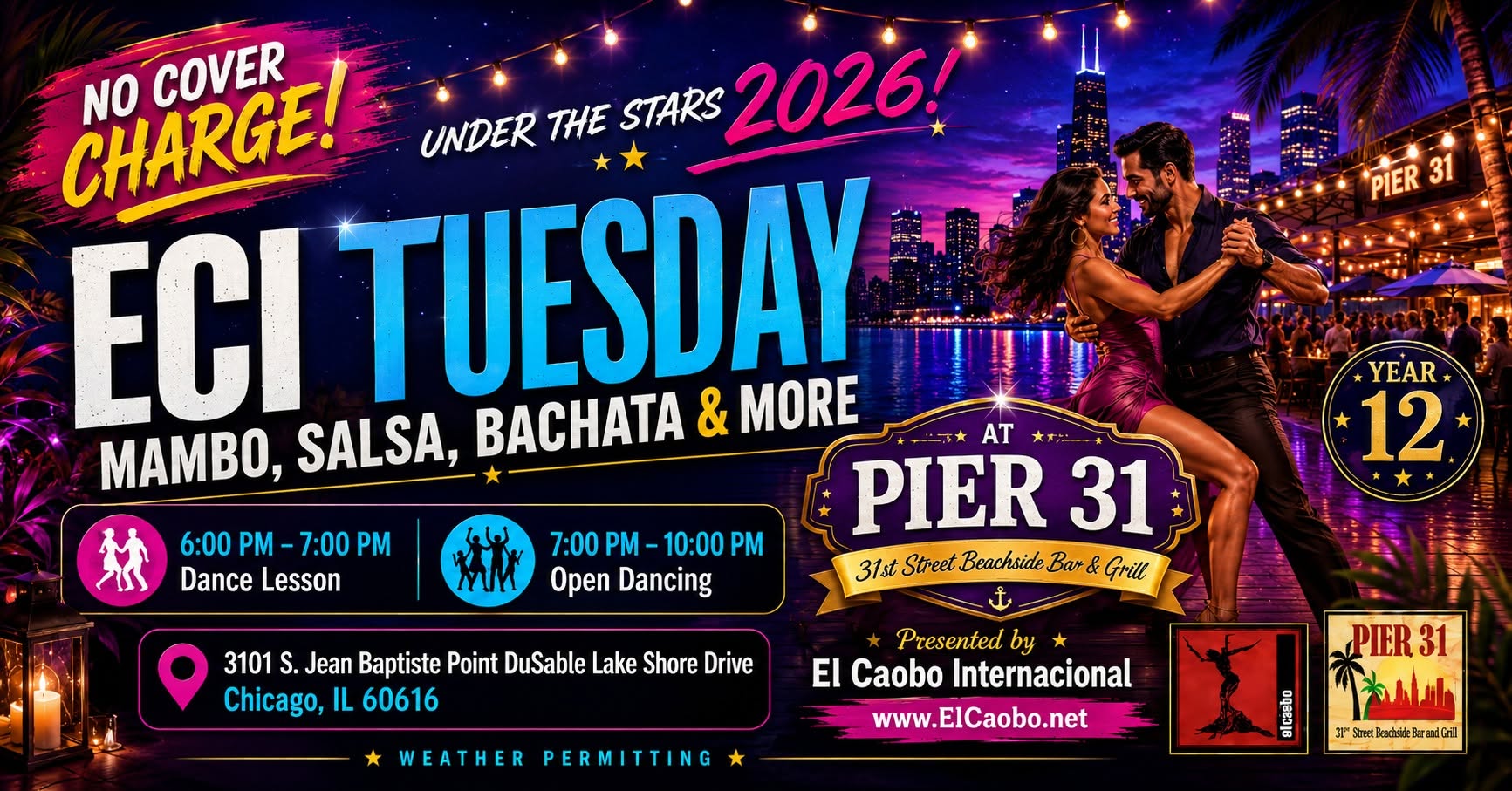 ECI Tuesdays Mambo Salsa Bachata & More at Pier 31