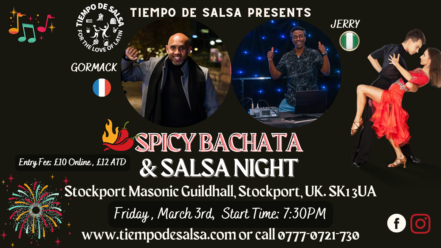 Spicy Salsa & Bachata Party with Gormack and Jerry