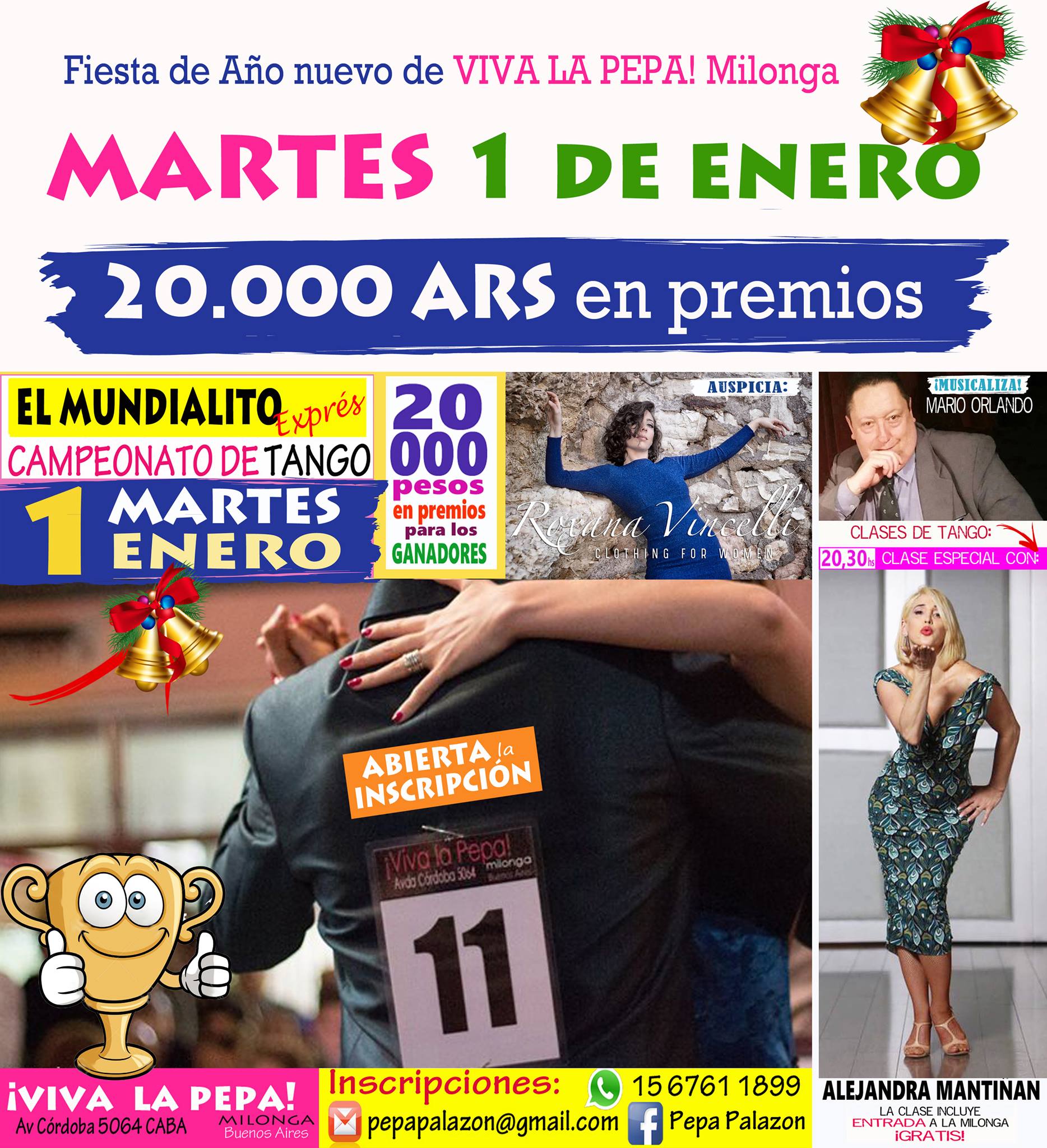 Martes 1 de enero Mundialito Exprés! 20.000 ARS en premios