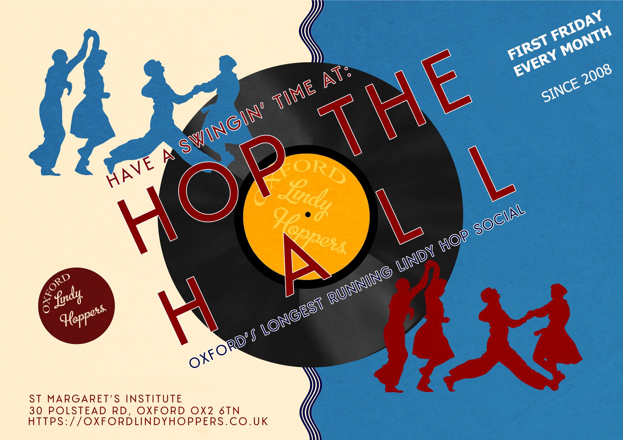 Hop the Hall - Oxford's longest running lindy hop social