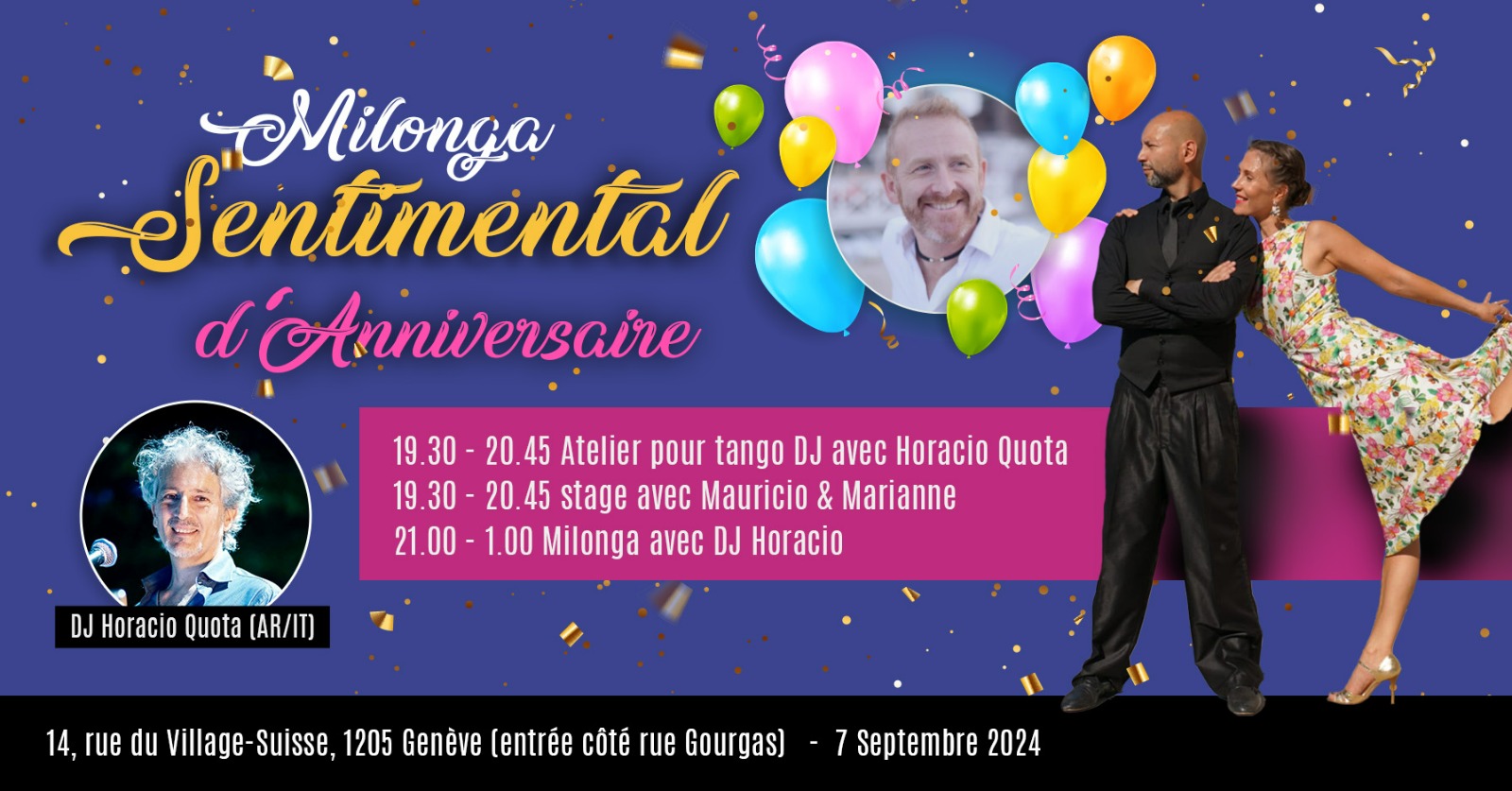 Milonga Sentimental d’Anniversaire