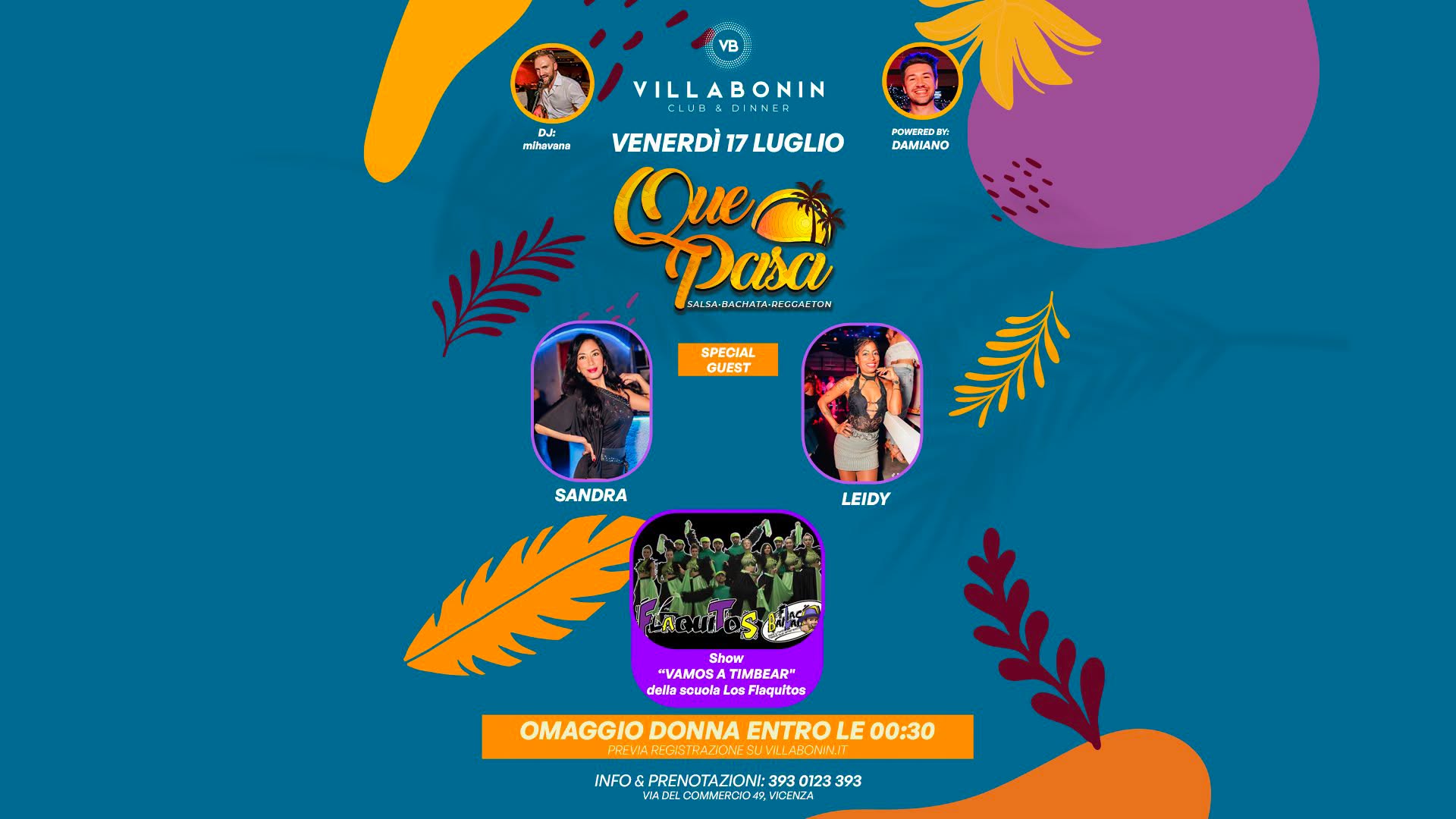 QUE PASA - Salsa Bachata Reggaeton @VillaBonin