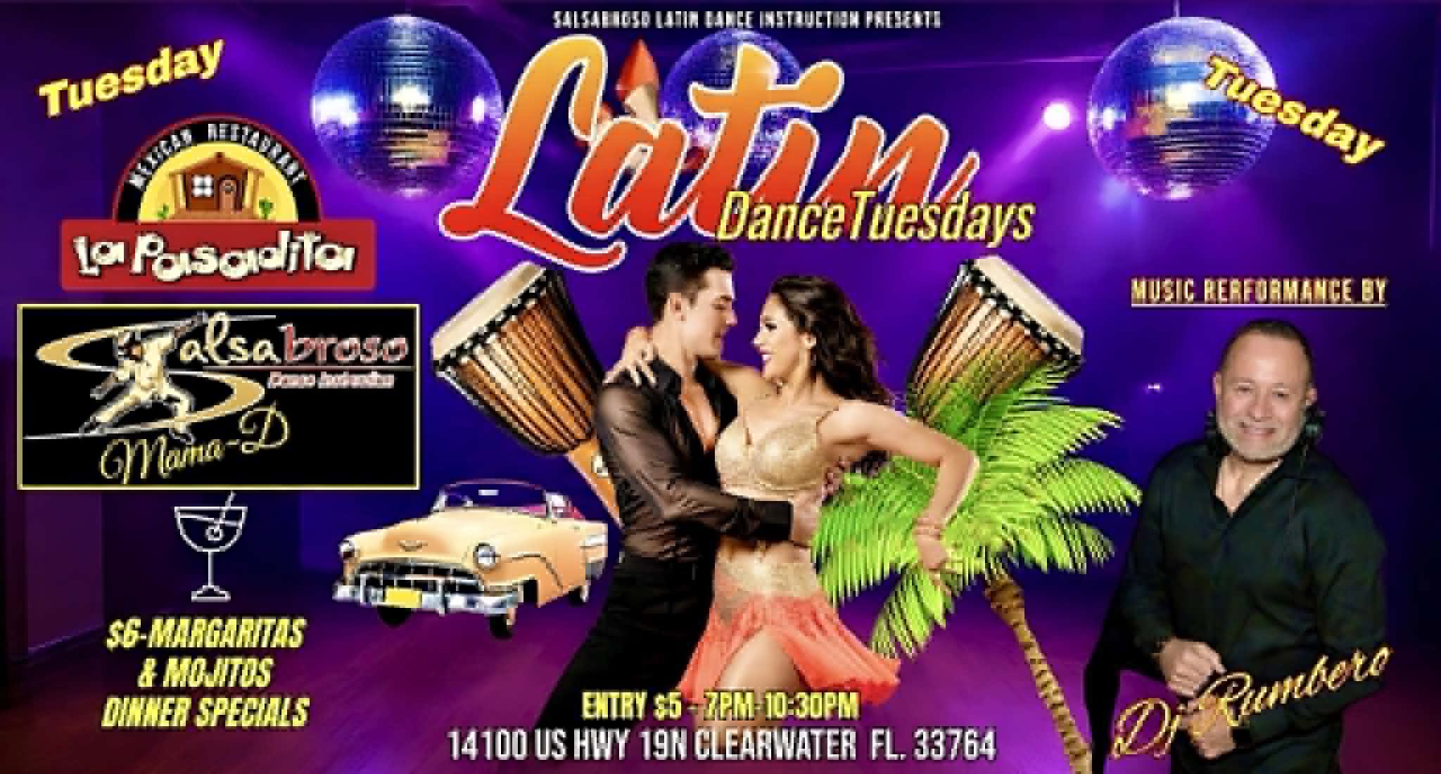 LATIN DANCE TUESDAYS @ LA PASADITA GUEST DJ RUMBERO