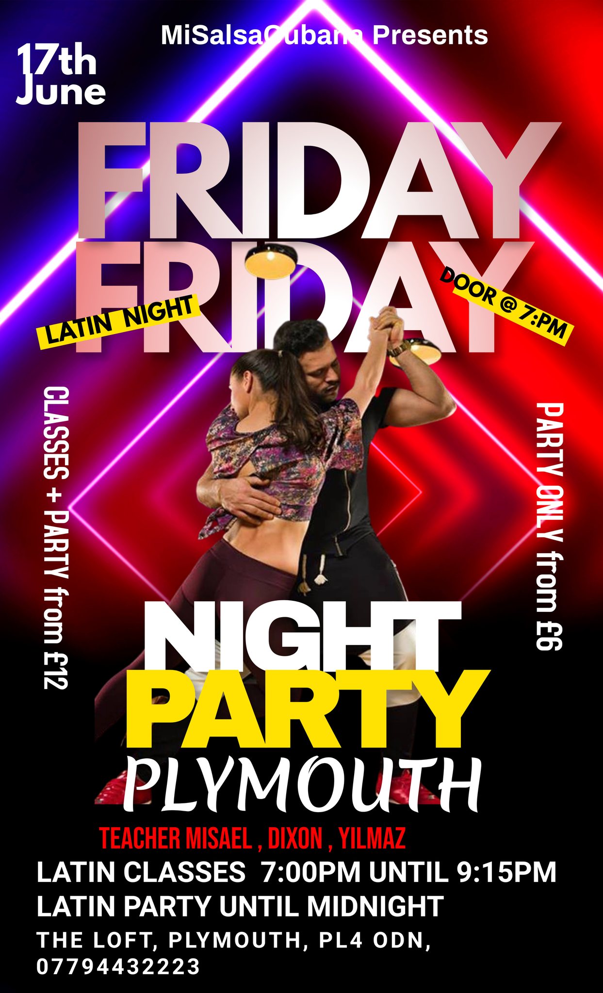 Friday Night Party Plymouth