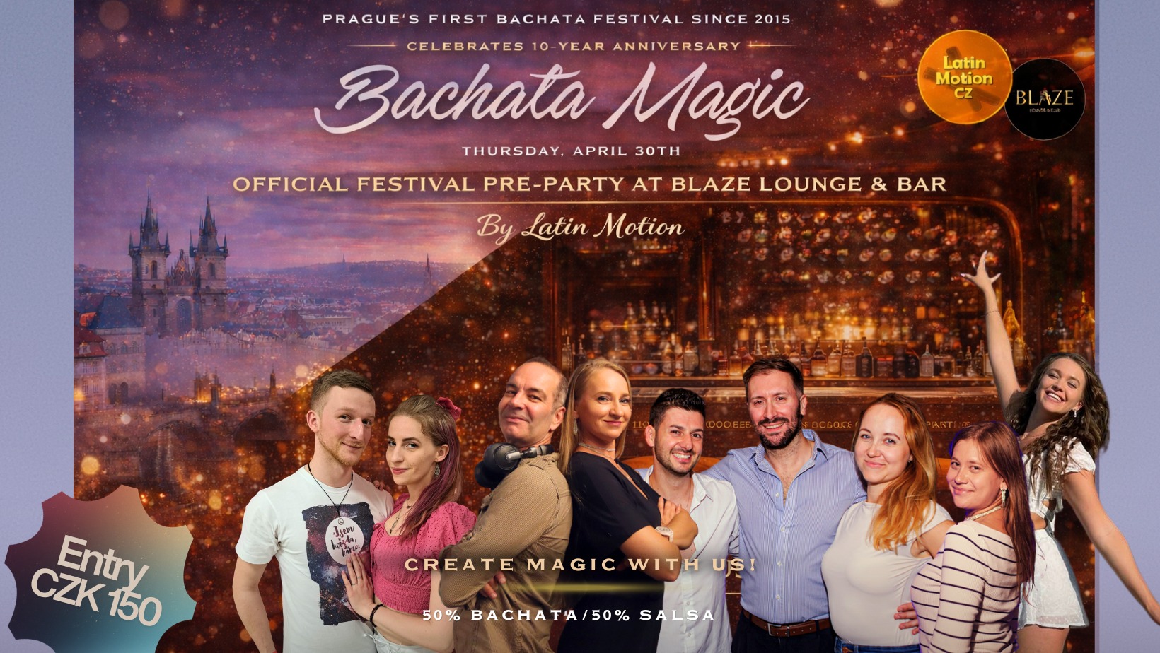 BACHATA MAGIC Festival PRE-PARTY in Blaze 🔥