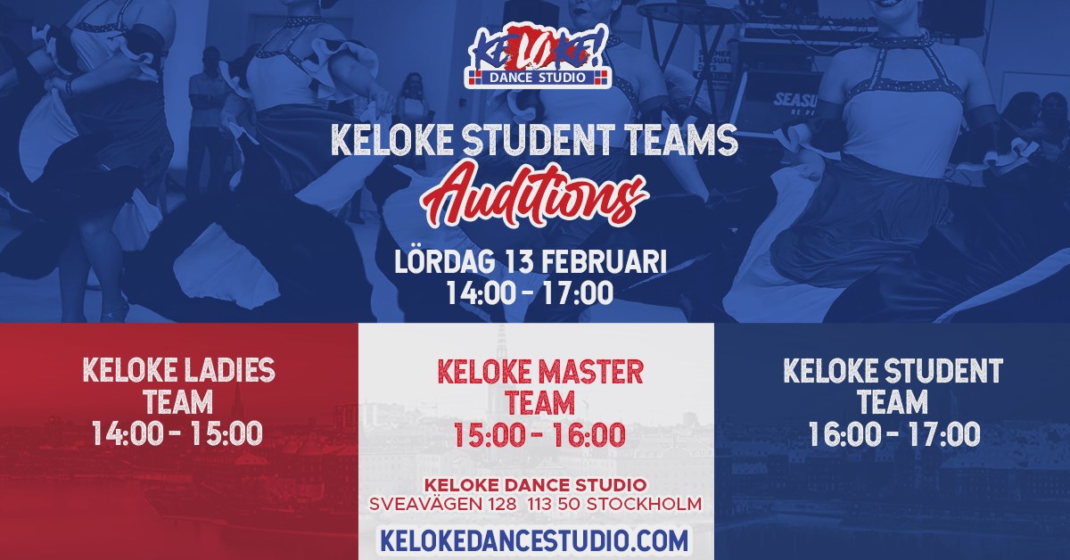 Student Team Auditions på Keloke Dance Studio VT2021