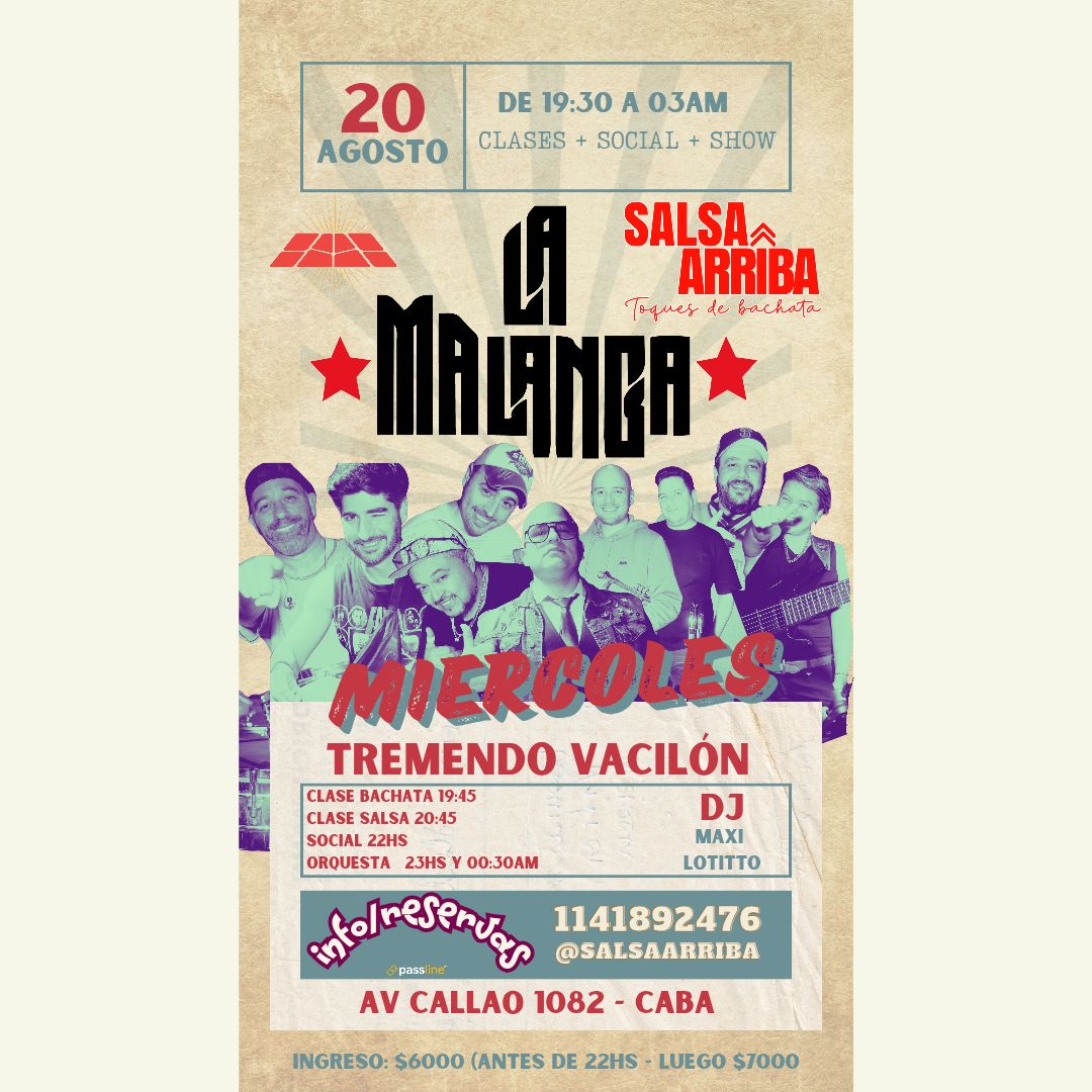 Se va la segunda... LA MALANGA ALL STARS