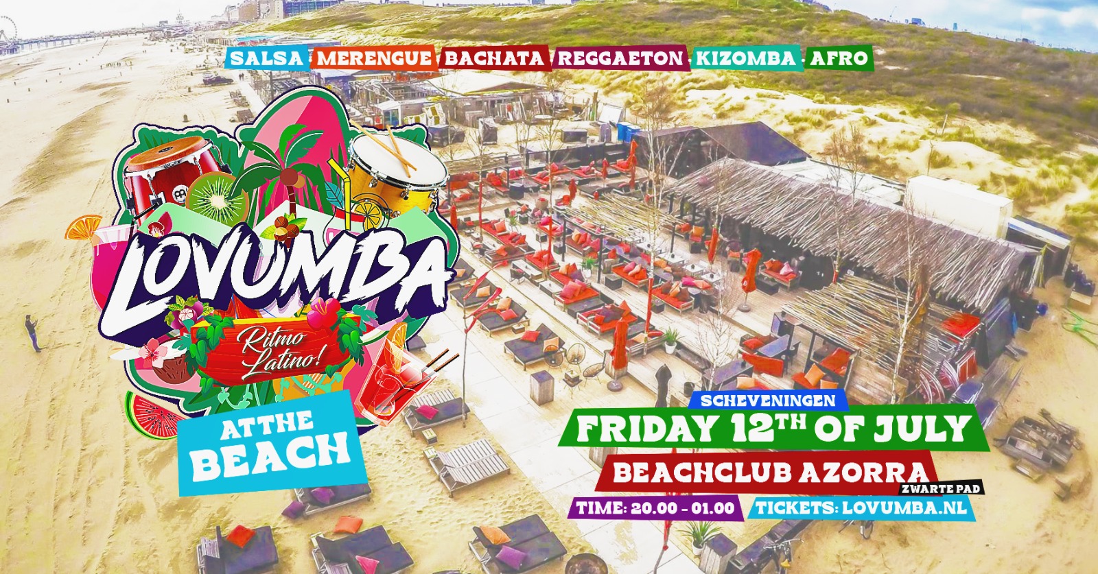 Lovumba 'At The Beach' Scheveningen Azorra