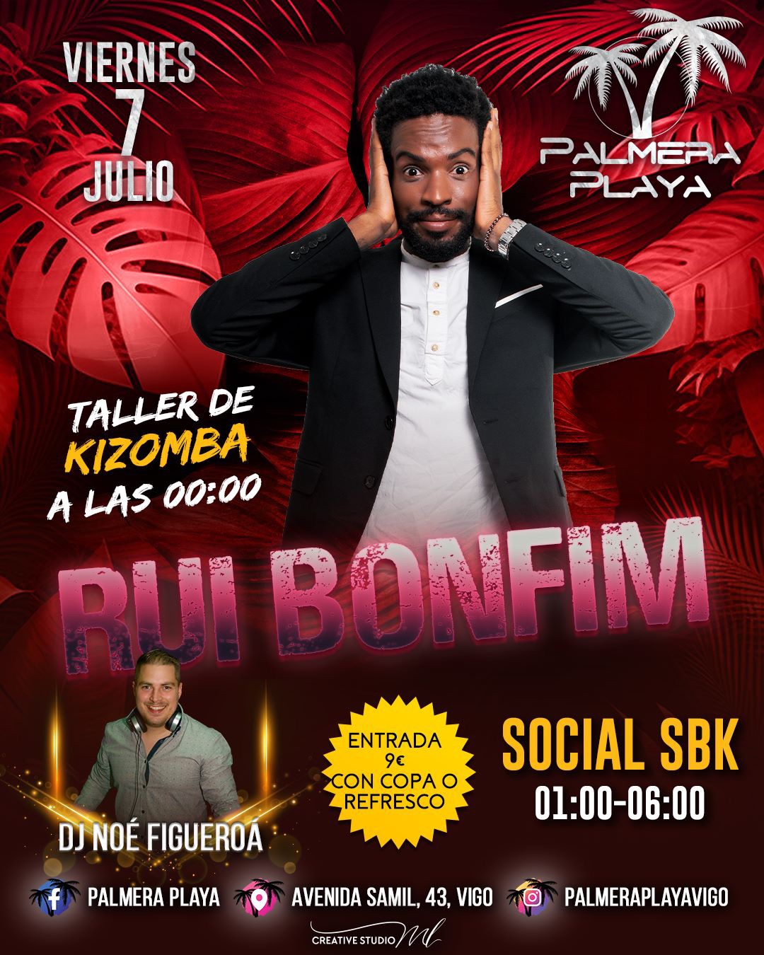 Rui Bonfim en Palmera Playa!