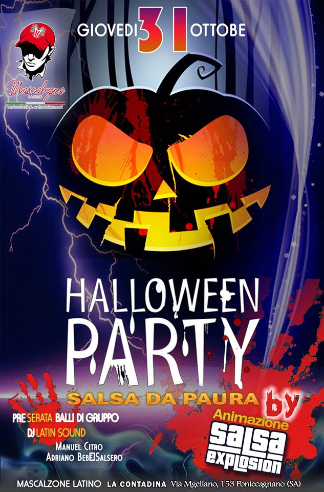 HALLOWEEN 2013 Giovedi 31.10 MASCALZONE LATINO by SALSA EXPLOSION