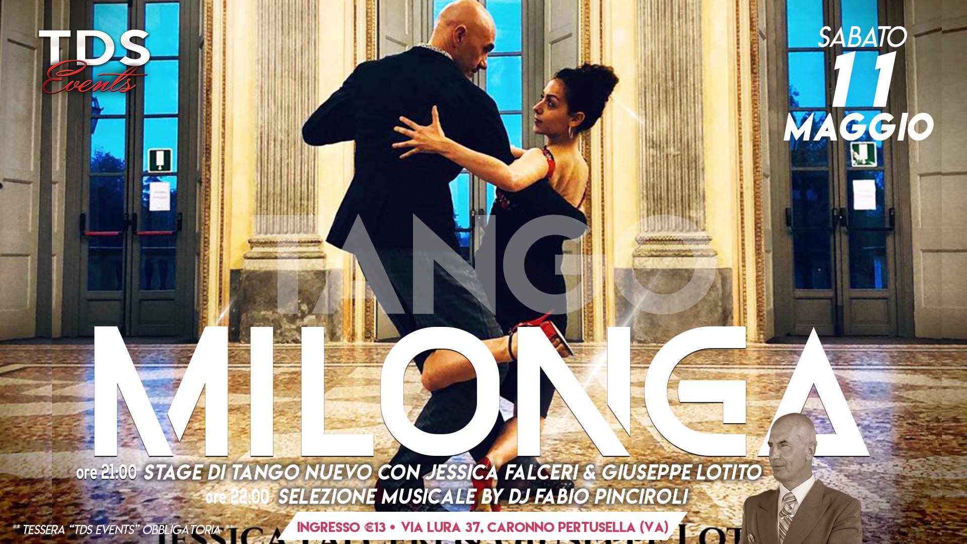 ❦ TDS Milonga ❦ Sab 11 Mag ❦ Jessica Falceri & Giuseppe Lotito