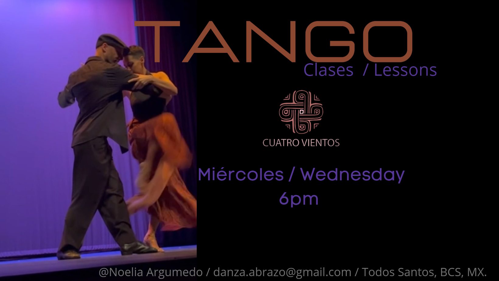 Clases de tango en Cuatro Vientos, cierre de temporada!