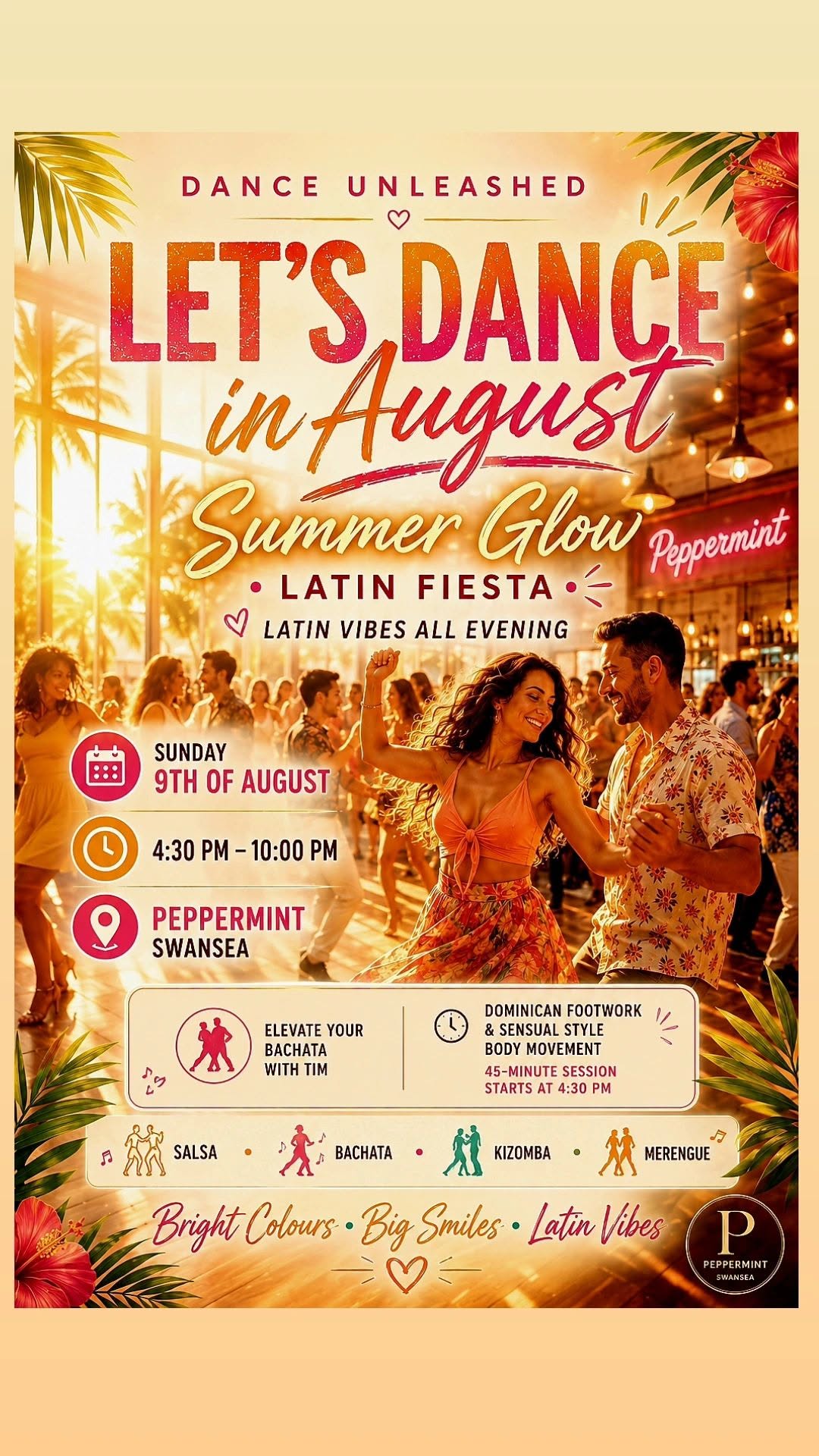 ☀️ Let's Dance in August --- Summer Glow Latin Fiesta 💃✨🕺