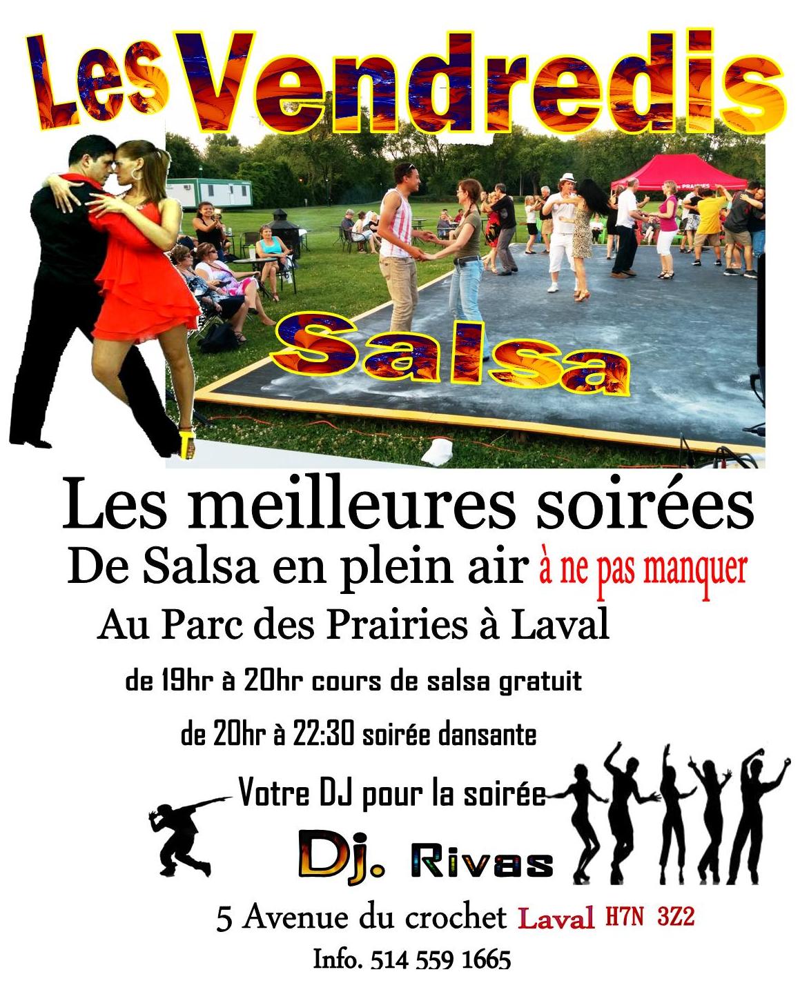Les vendredis salsa à Laval