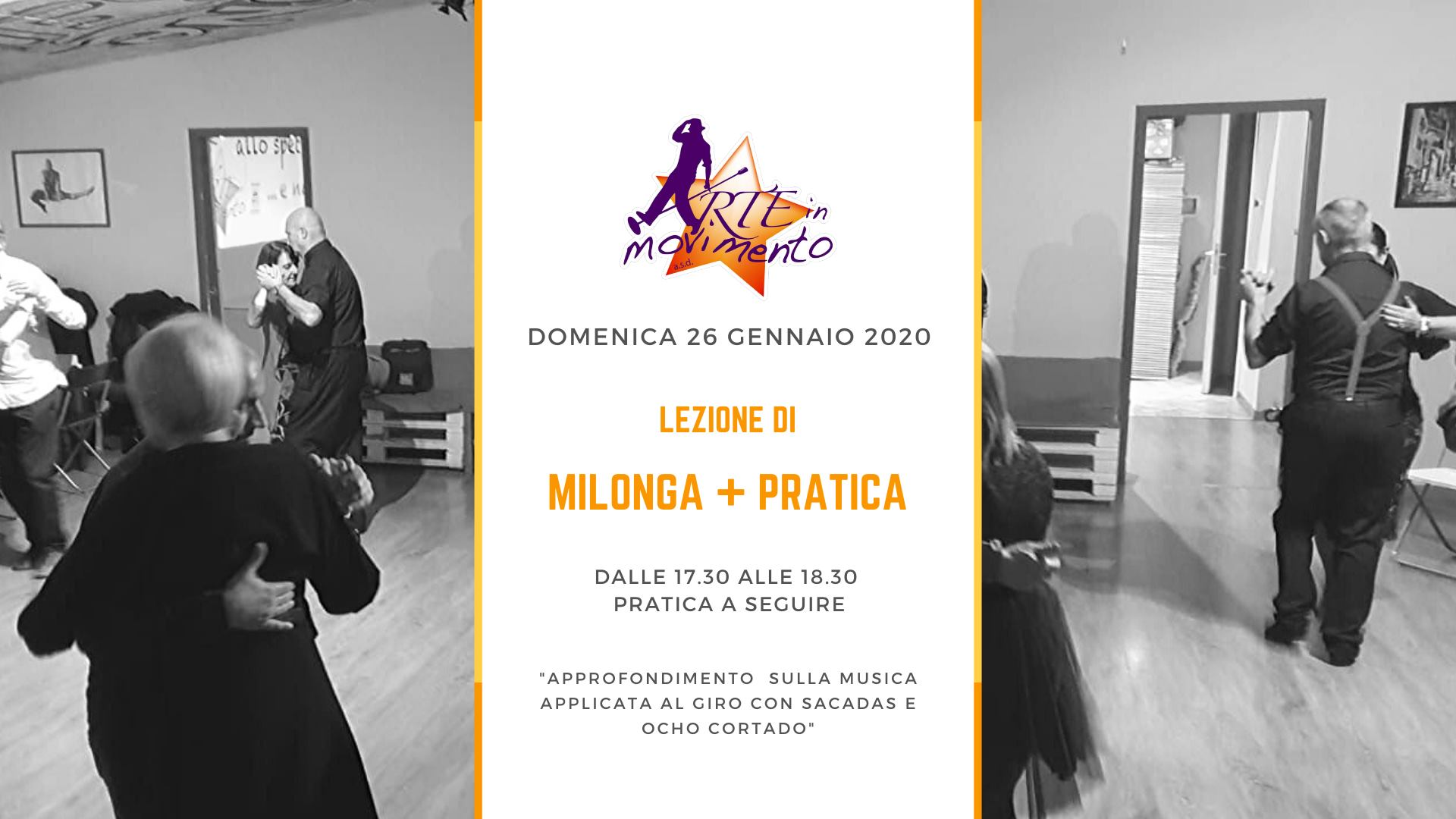 Lezione di Milonga+ Pratica