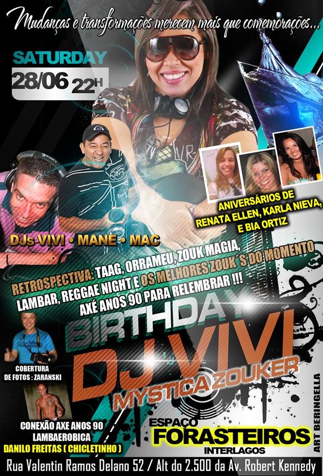 ANIVERSÁRIO DA DJ VIVI MYSTICA