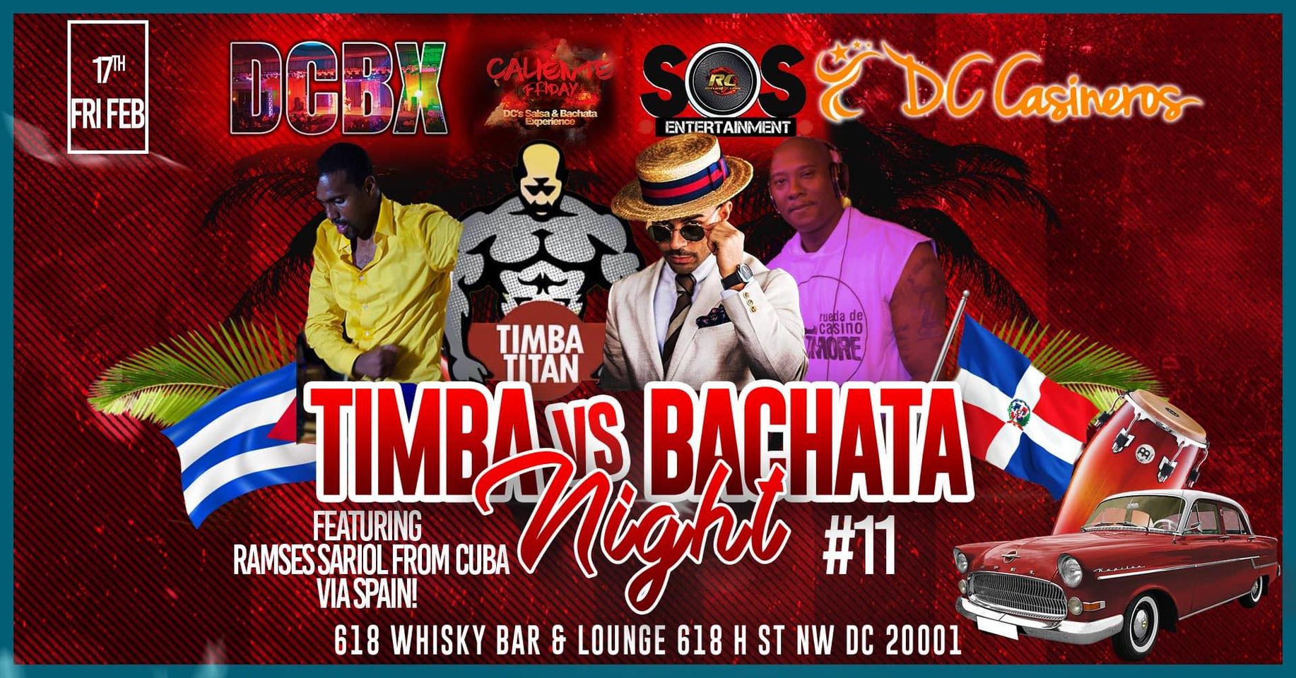 Timba vs Bachata Night No 11 Featuring Ramses Sariol from Cuba Timba Titan