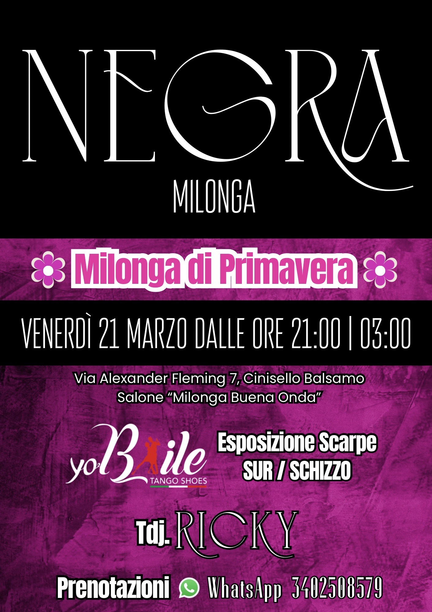 NEGRA MILONGA Milonga di Primavera