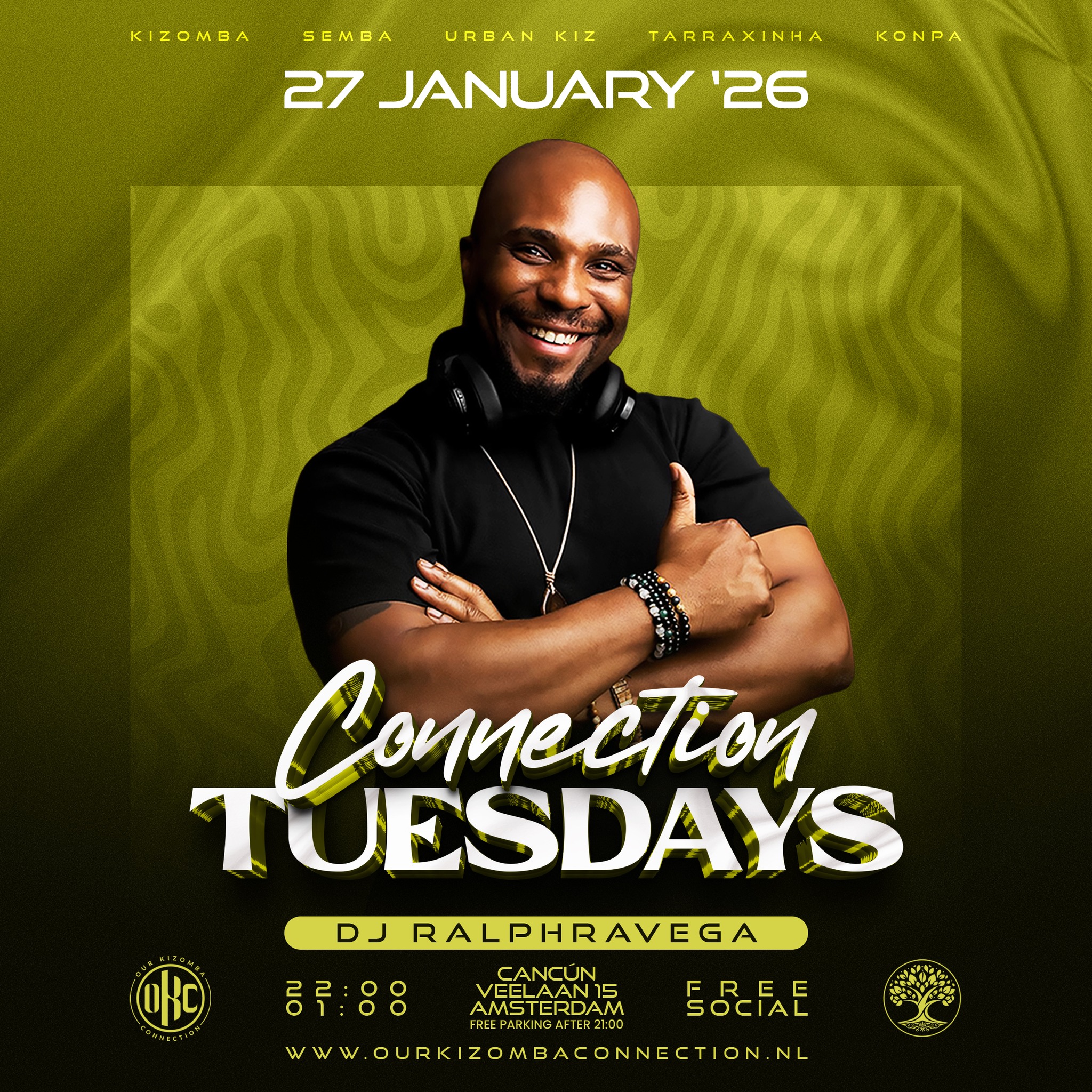 Connection Tuesdays - FREE Kizomba Social By OKC