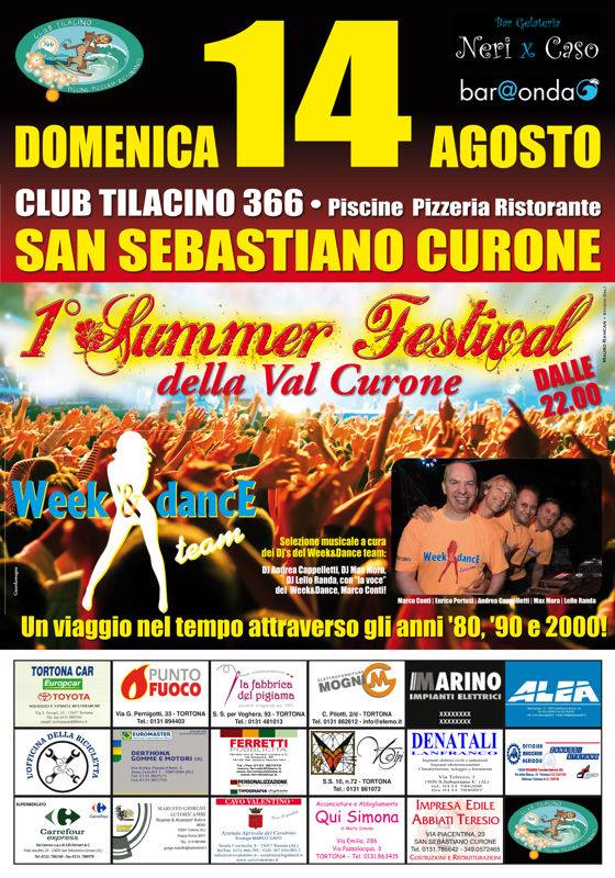 4° Weeeekeeeend Dance! - Summer Festival Val Curone