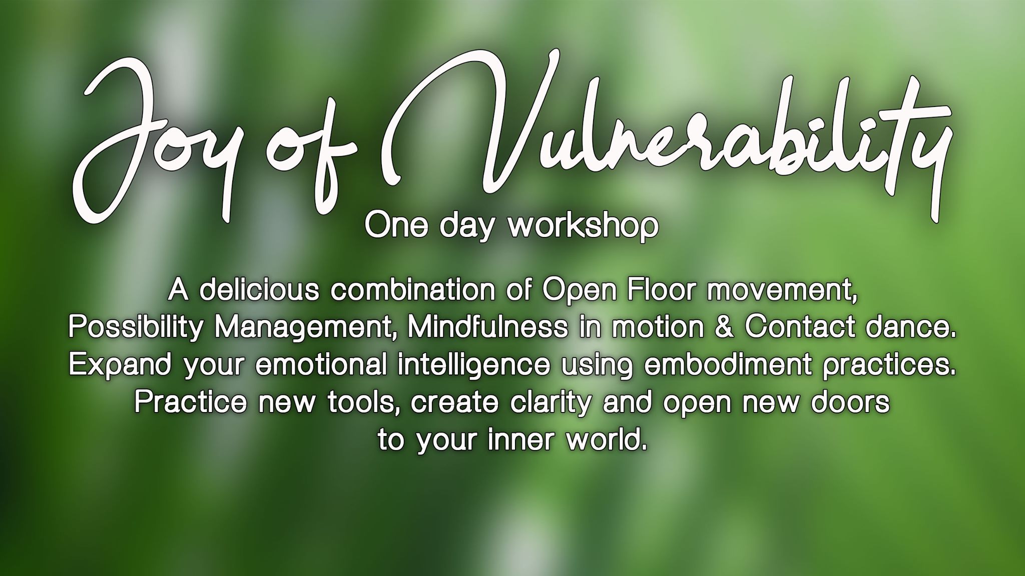 Joy of Vulnerability