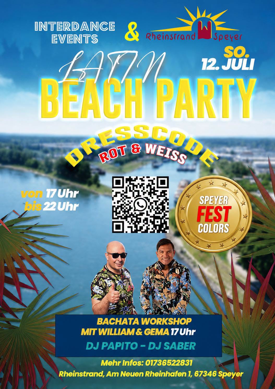 Latin Beach Party - Open Air in Speyer ⭐️ 12. Juli 2026⭐️