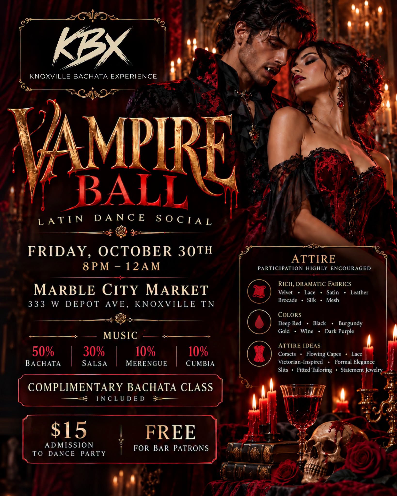 VAMPIRE BALL - KBX Latin Dance Social