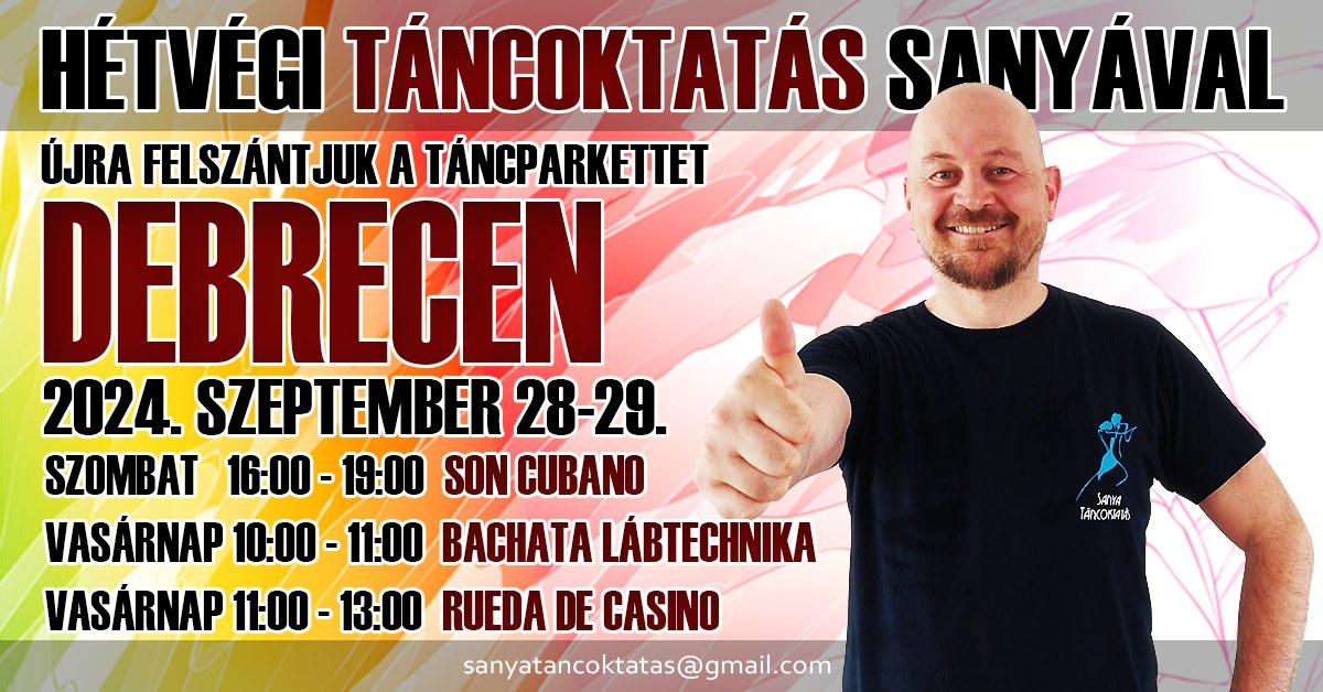 Hétvégi Táncoktatás Sanyával - Debrecen