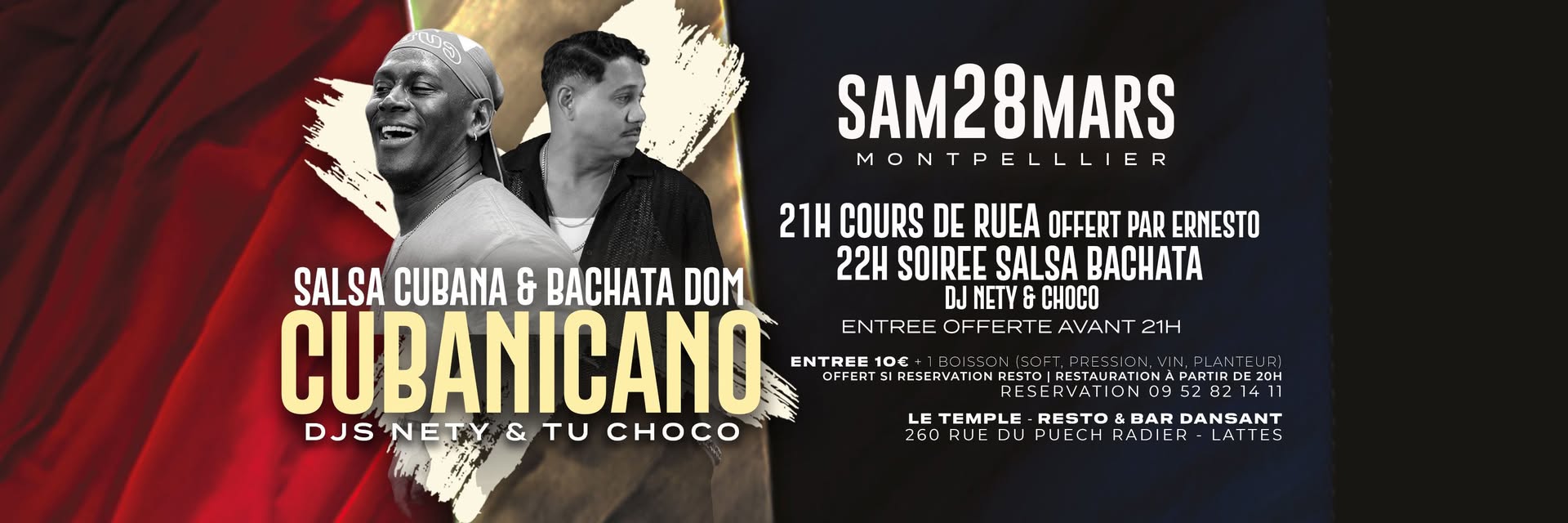 Cubanicano : Salsa Cubana & Bachata Dom Dj Nety & Choco