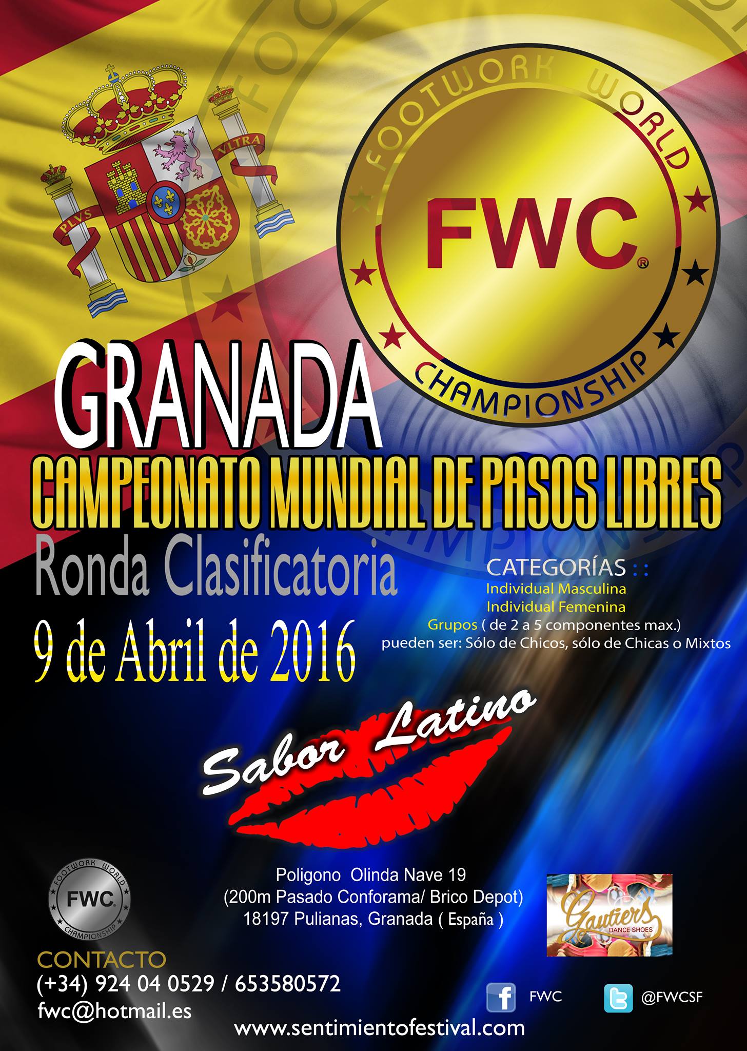 Eliminatoria FWC ¨ Granada ¨ 9 De Abril 2016