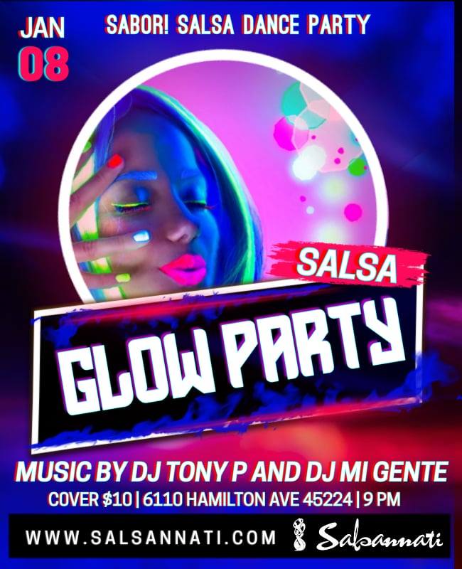 Sabor! Glow in the Dark Salsa Dance Party