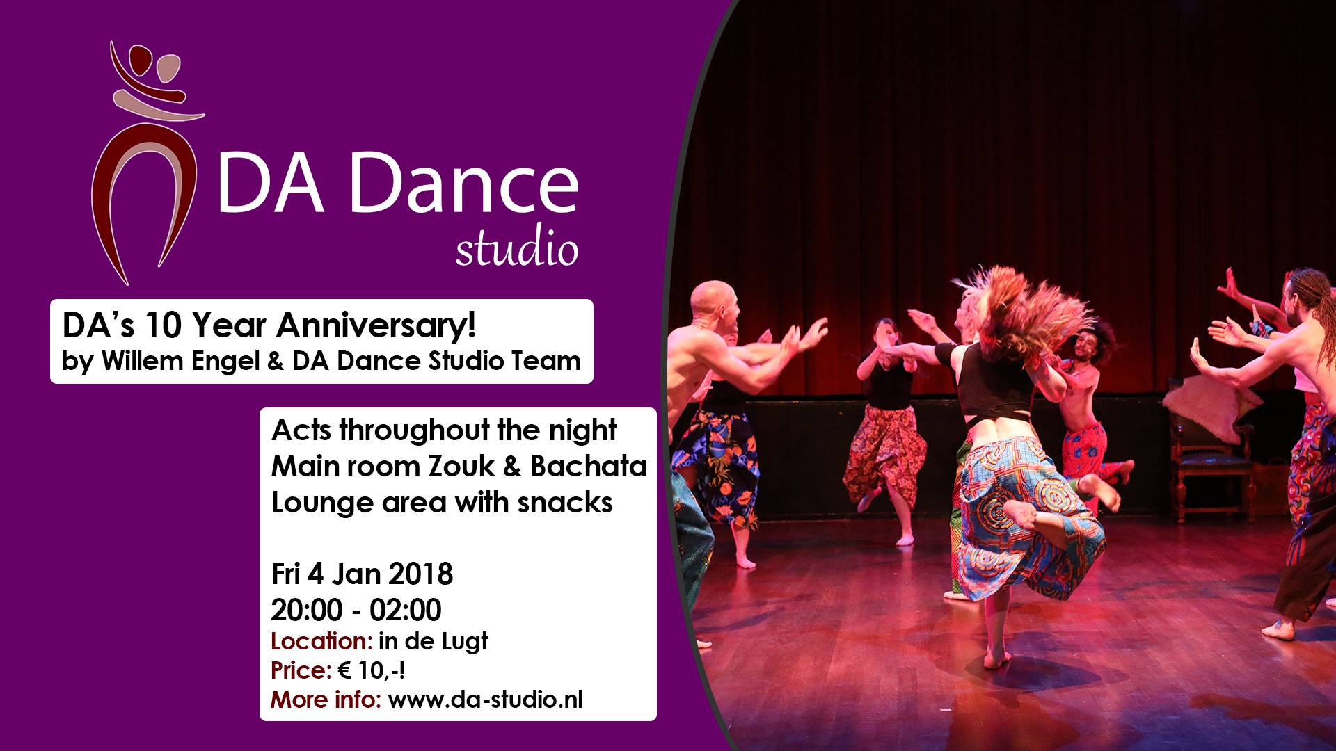 DA Dance Studio 10 year anniversary