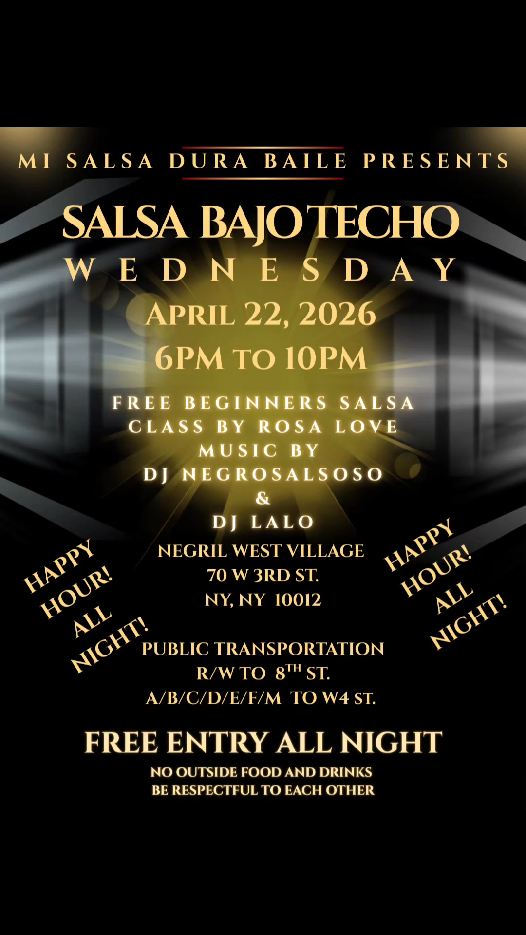Salsa Bajo Techo!