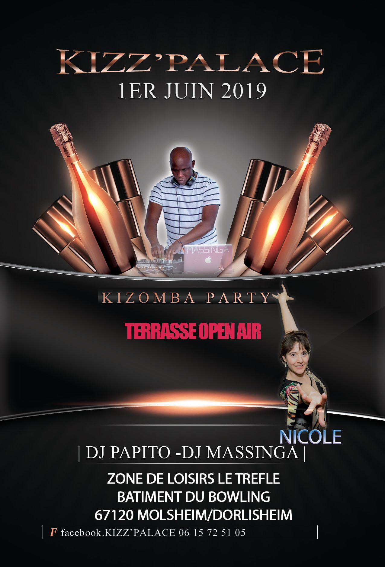 Kizz' Palace - Kizomba Party avec DJ Massinga - 1er juin
