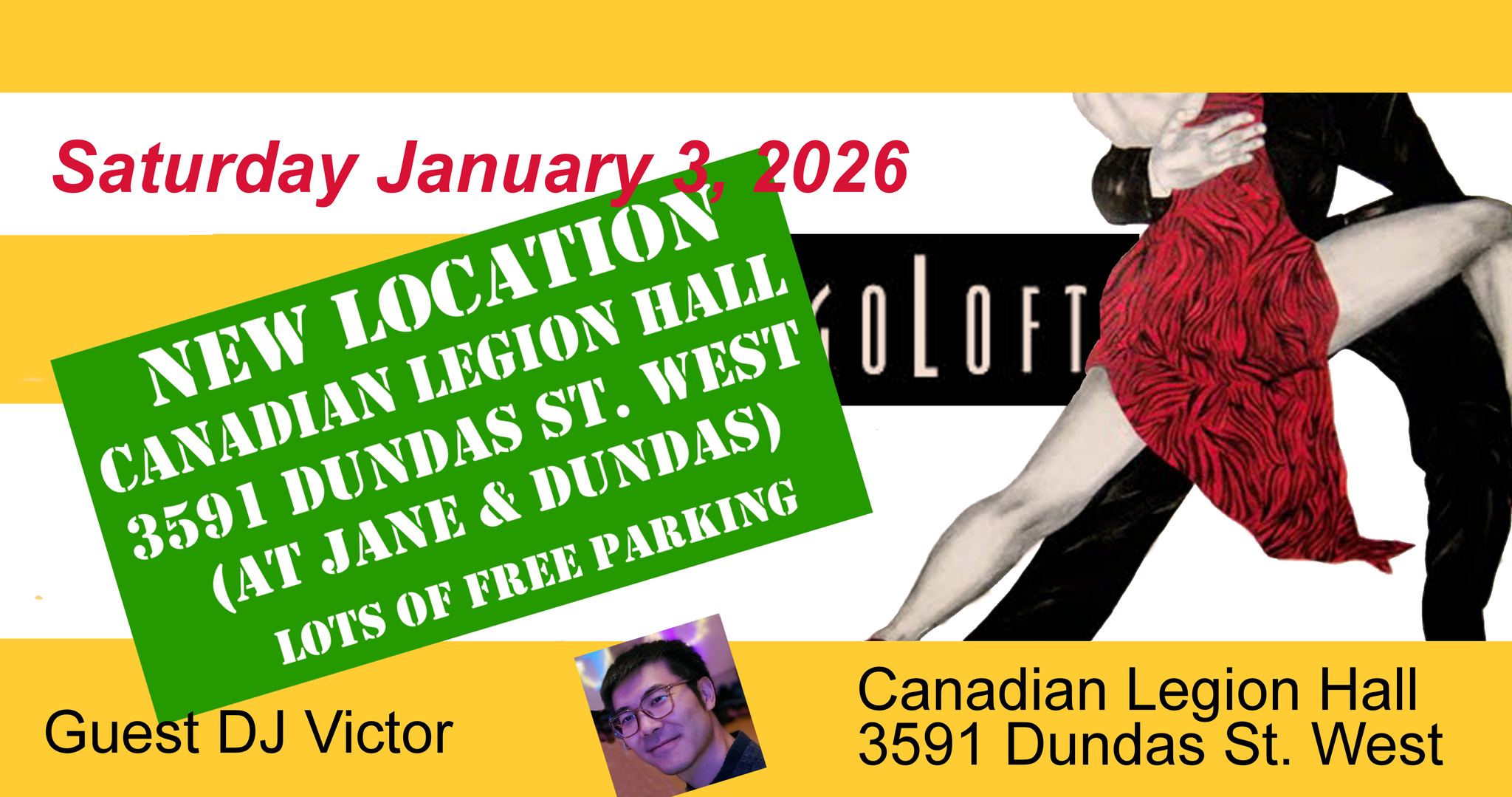 TangoLoft Milonga - Saturday January 3, 2026