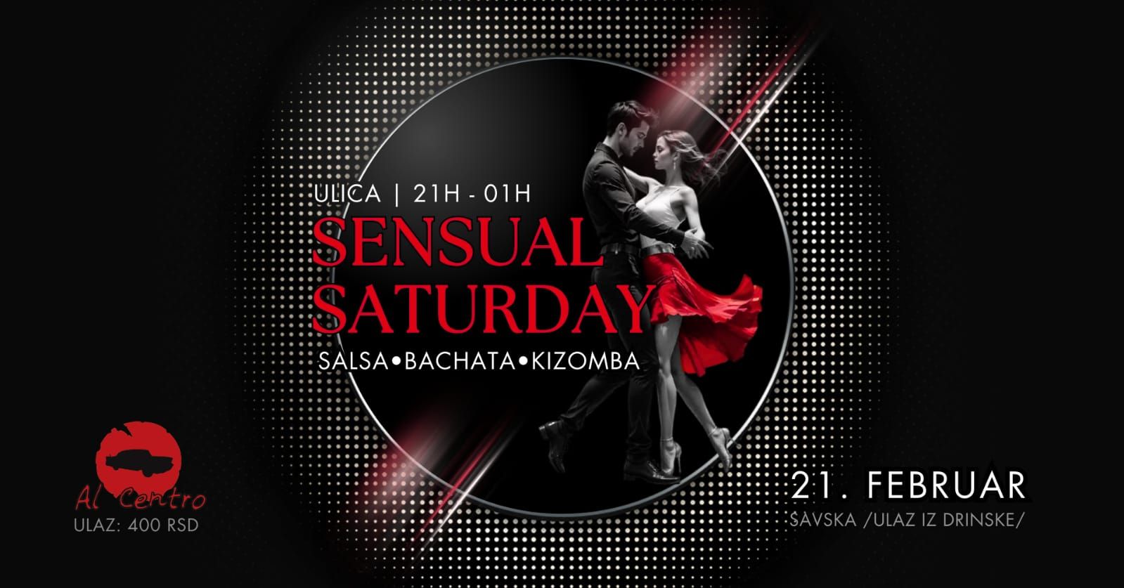 Sensual Saturday Jan 31 @ Ulica